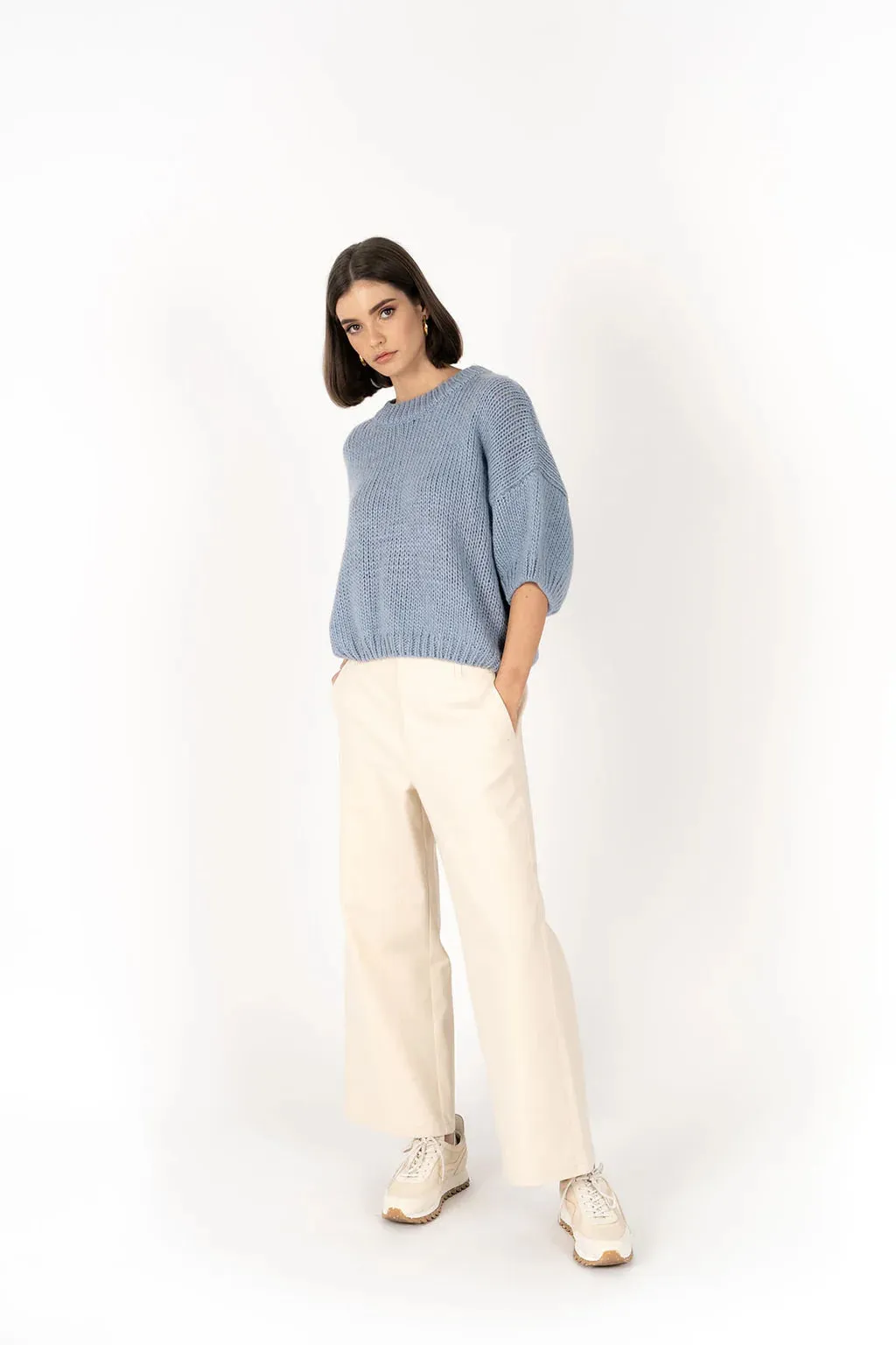 Margo Drill Pant - Sand