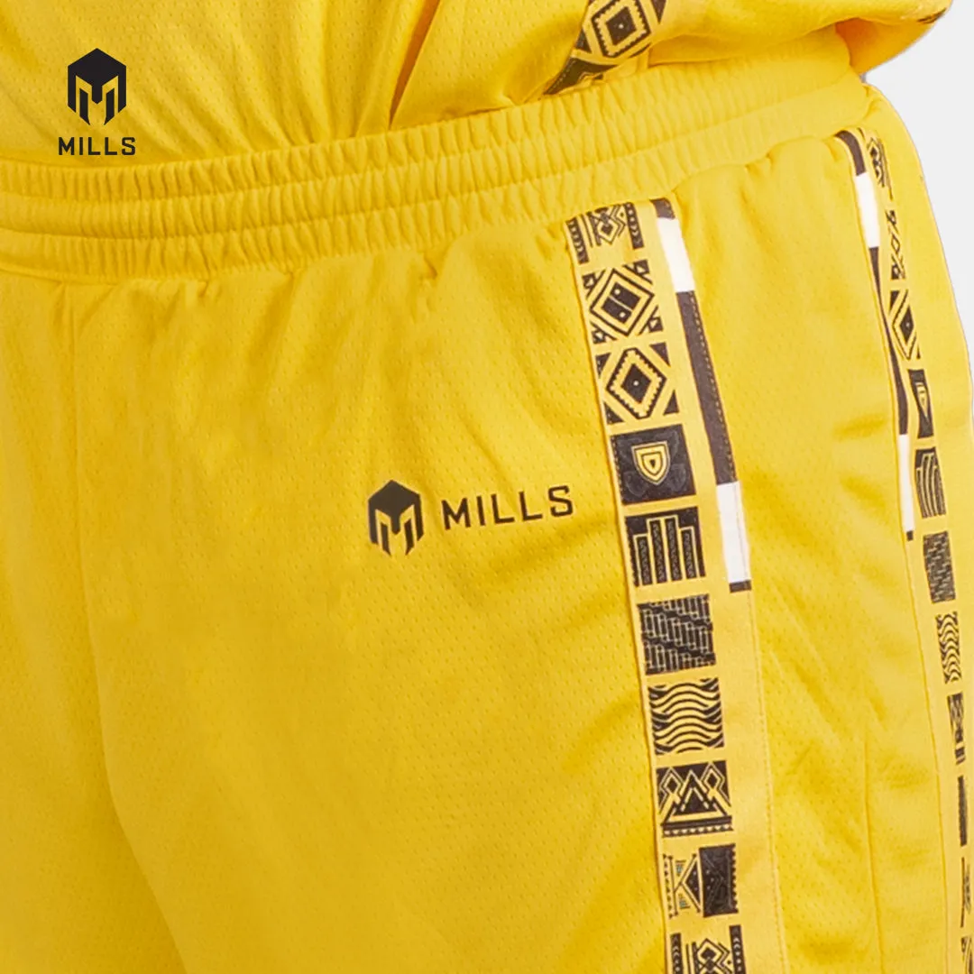 MILLS KBS HOME BASKETBALL SHORT PLAYER ISSUE YELLOW 27014KBS