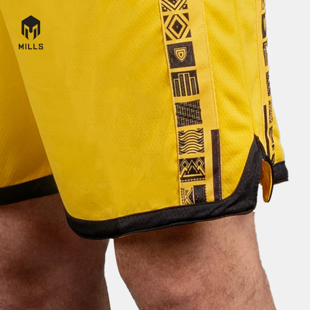 MILLS KBS HOME BASKETBALL SHORT PLAYER ISSUE YELLOW 27014KBS