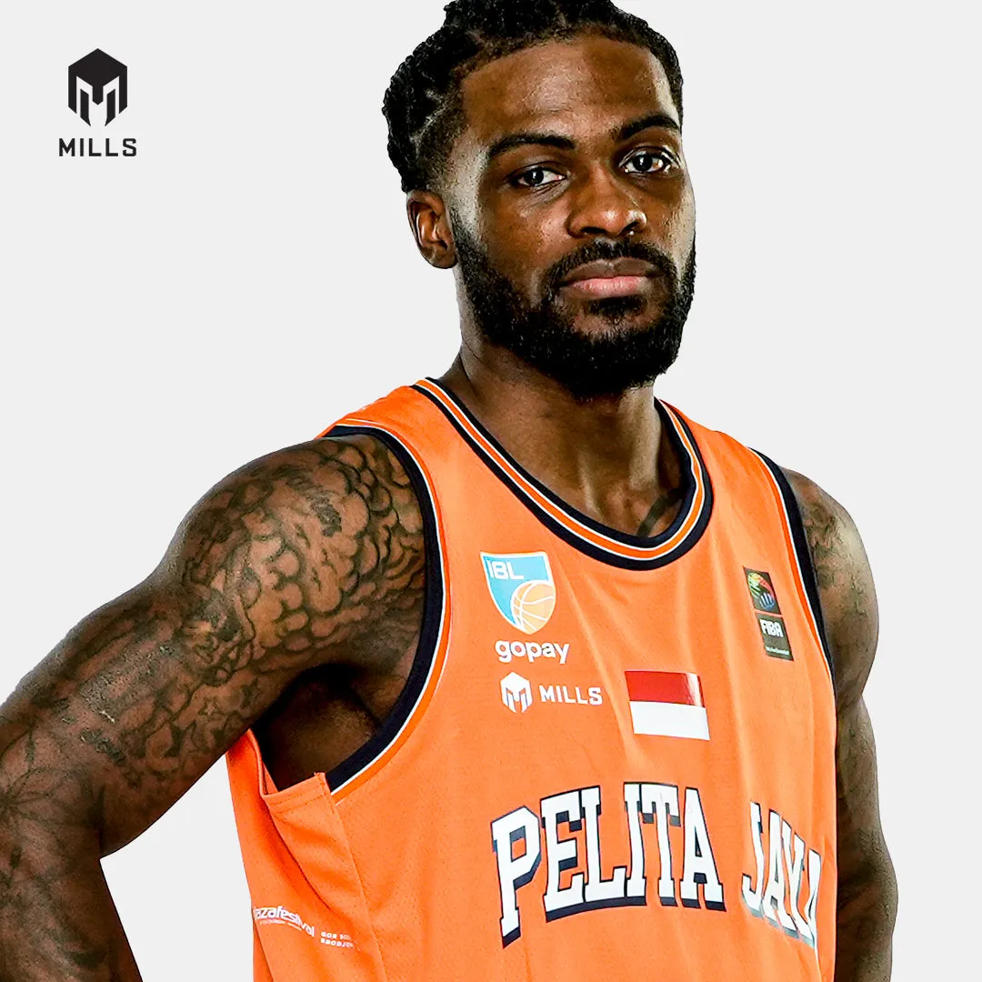 MILLS PELITA JAYA ALTERNATIVE BASKETBALL JERSEY ORANGE 26026PJ