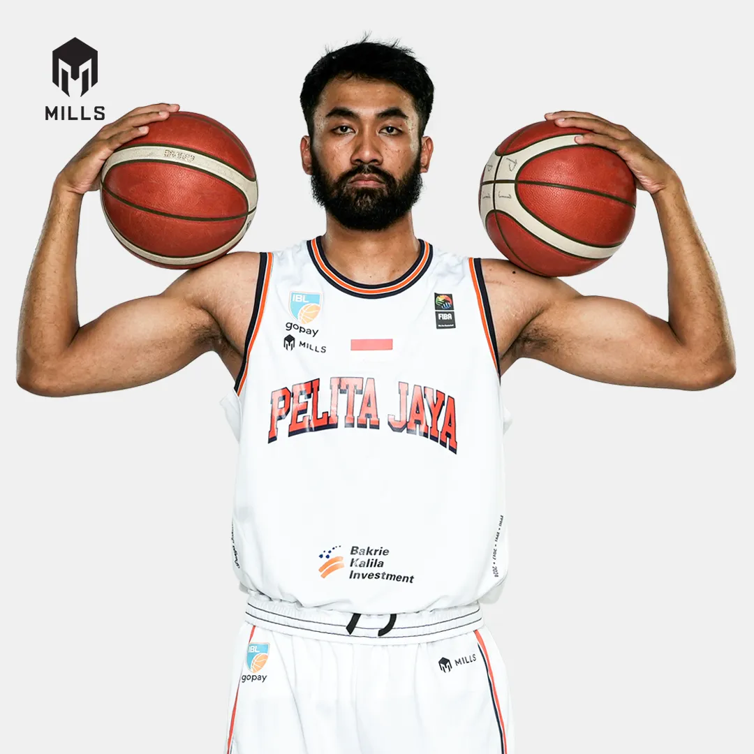 MILLS PELITA JAYA AWAY BASKETBALL JERSEY WHITE 26025PJ