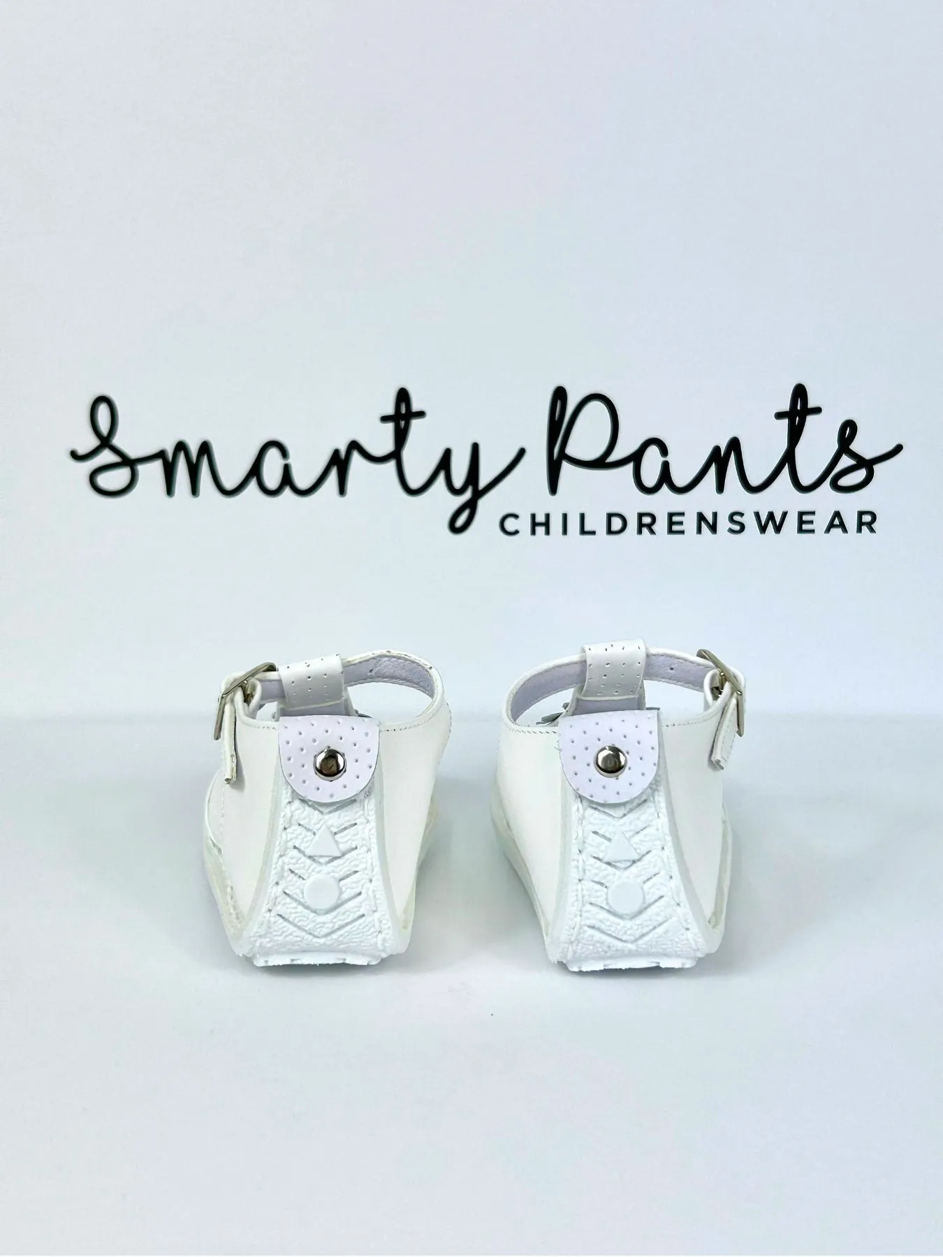 Pex Girls 'Maeve' White Flower Shoes