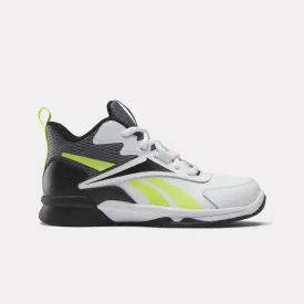 Reebok Footwear Kids More Buckets Shoes - Preschool FTWWHT/ACIYEL/CBLACK