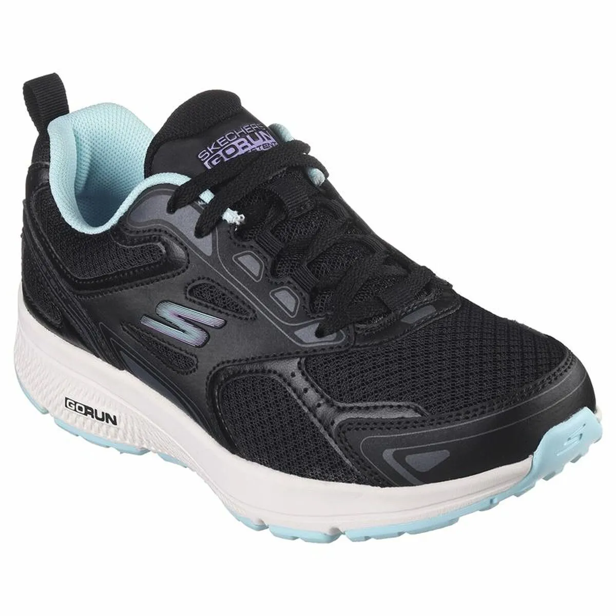 Running Shoes For Adults Skechers Go Run Consistent  Black Lady