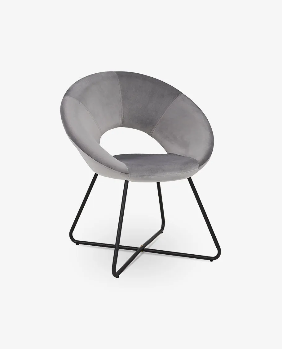 Saipan Black Base Papasan Chair