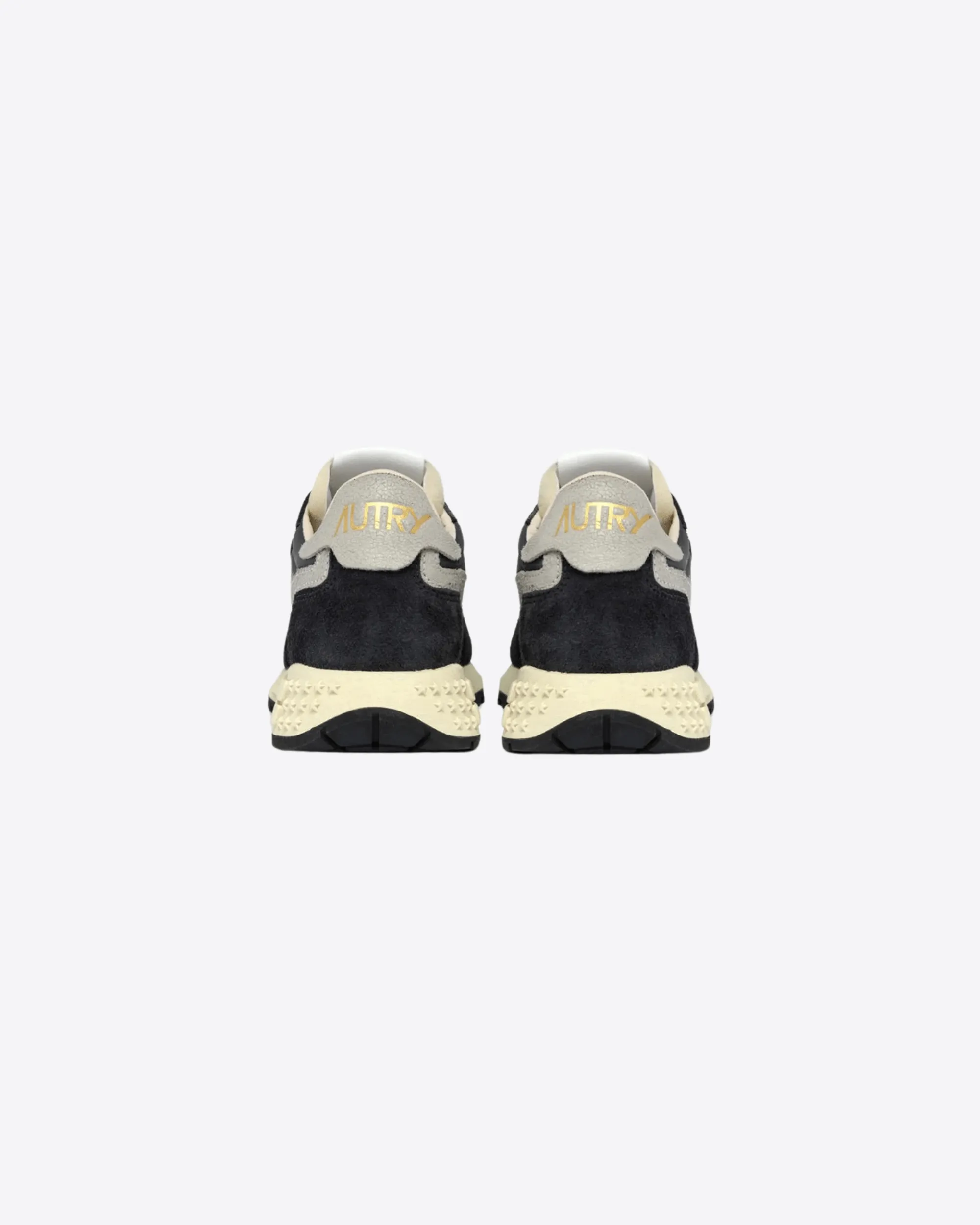 SNEAKERS REELWIND LOW IN NYLON E SUEDE NERA